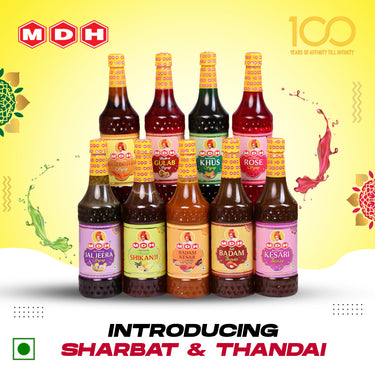 MDH - Badam Kesar Thandai Dry Fruit Syrup 750ml | Refreshing Drink For Summer (Mix With Milk Only)
